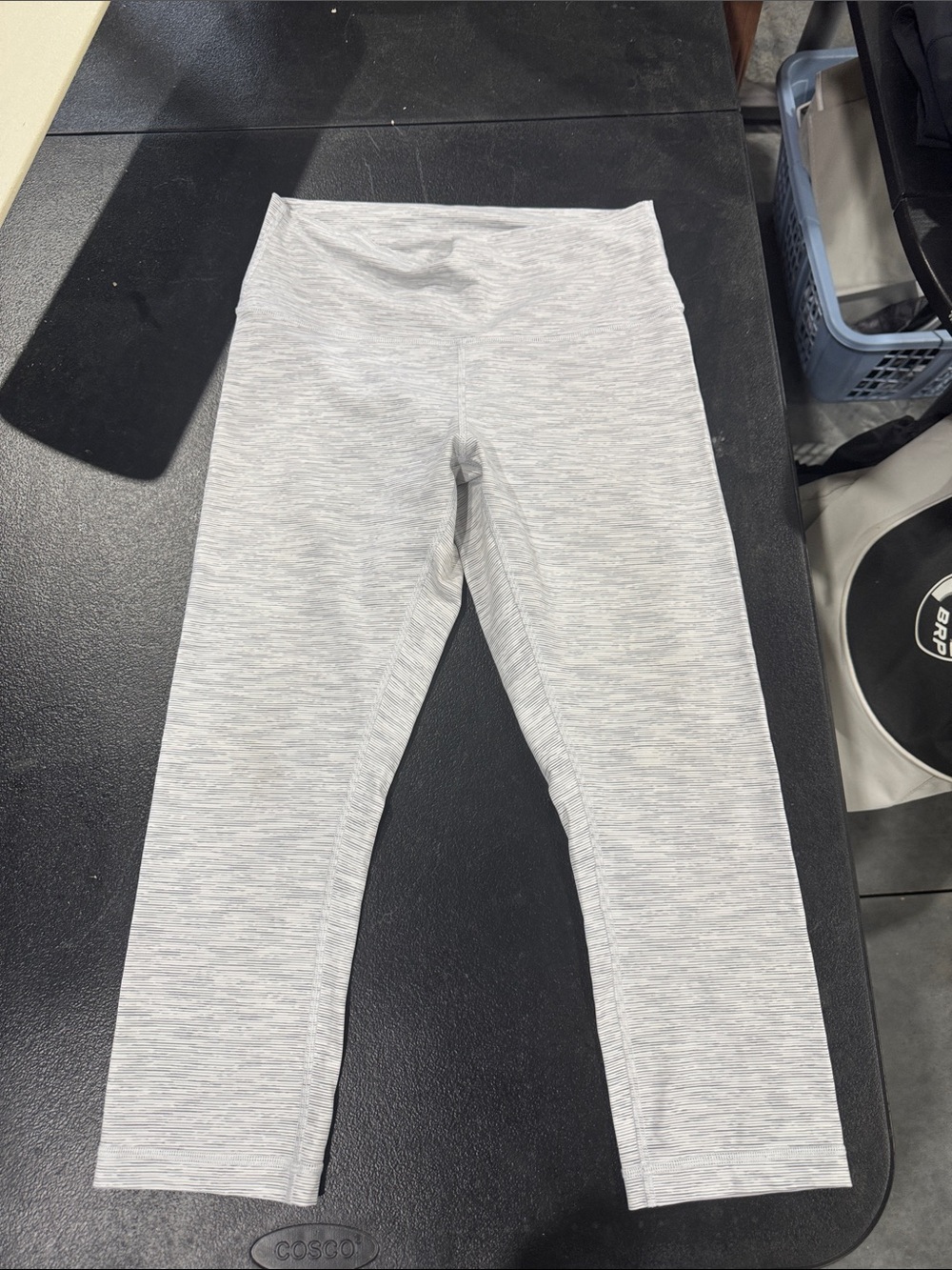 lululemon athletica Light Gray Marled Leggings